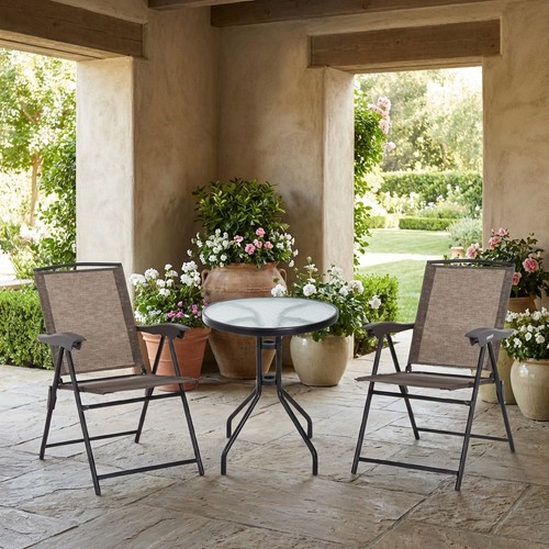 Tavolo giardino rotondo set - da,